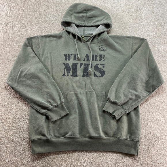 econscious Other - econscious Hoodie Mens Large Green We Are MT'S Graphic Organic Cotton Blend